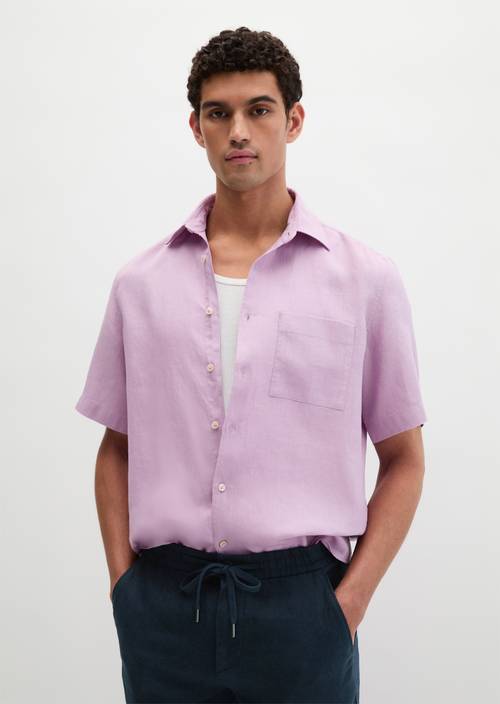 Chemise à manches courtes regular Scattered Orchid en vue de face