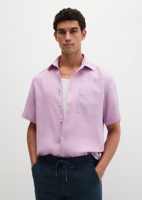 Regular short-sleeved shirt — Scattered Orchid