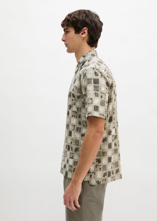 Hemd regular — Medium Brown