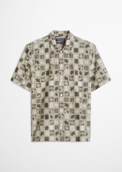 Hemd regular — Medium Brown