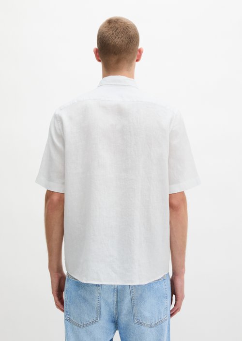 Regular short-sleeved shirt — White