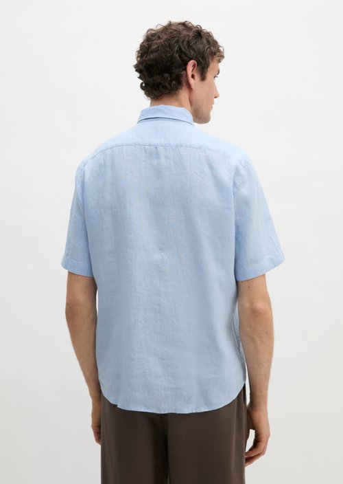 Regular short-sleeved shirt — Dusted Blue