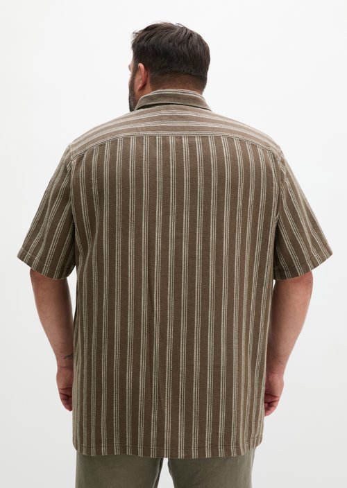 Regular short-sleeved shirt — Light Brown