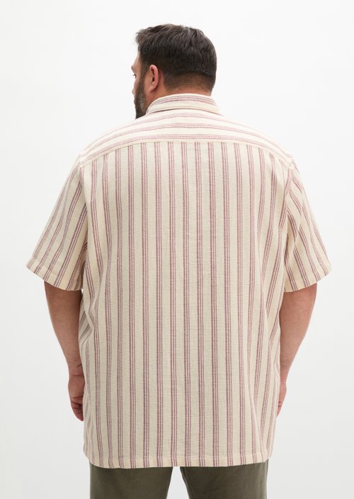 Regular short-sleeved shirt — Light Beige