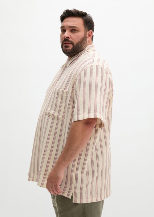 Regular short-sleeved shirt — Light Beige