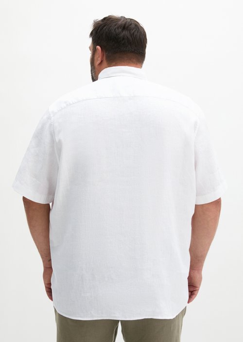 Regular short-sleeved shirt — White