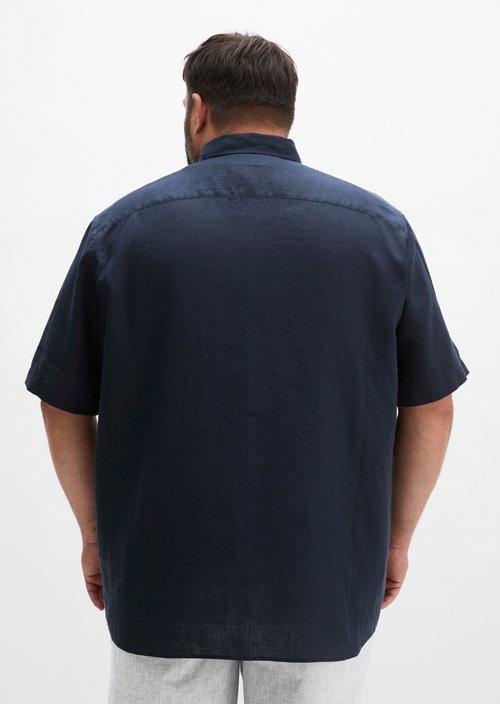 Regular short-sleeved shirt — Dark Navy