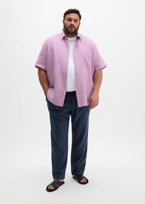 Regular short-sleeved shirt — Scattered Orchid