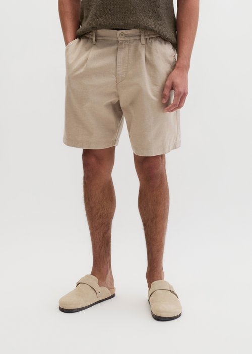 Shorts Model Eksjö Jogger pleats relaxed — Charleston Gray