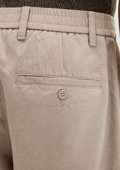 Shorts Model Eksjö Jogger pleats relaxed — Charleston Gray