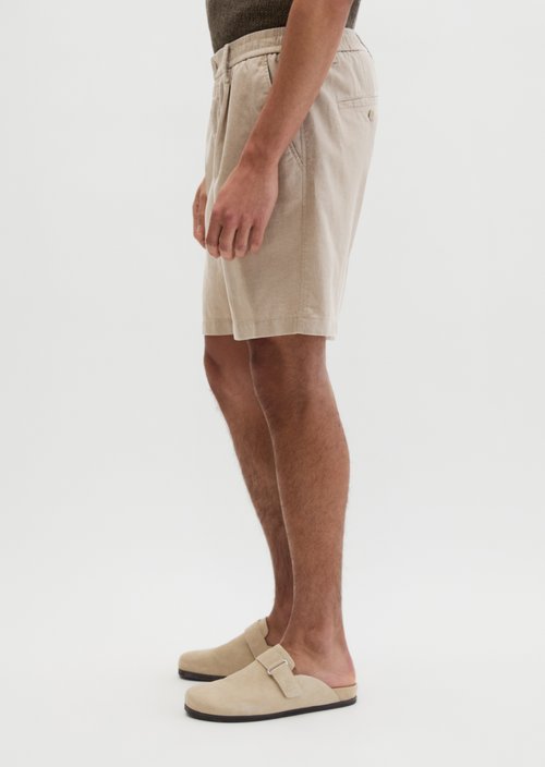 Shorts Model Eksjö Jogger pleats relaxed — Charleston Gray
