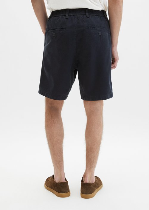Shorts Model Eksjö Jogger pleats relaxed — Dark Navy