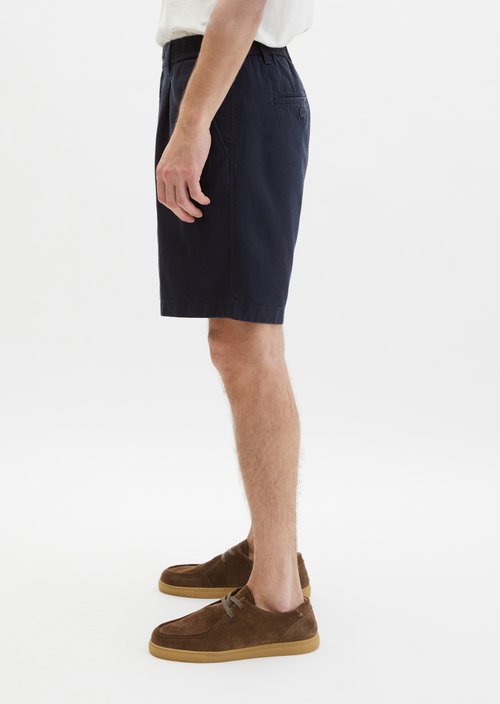 Shorts Model Eksjö Jogger pleats relaxed — Dark Navy