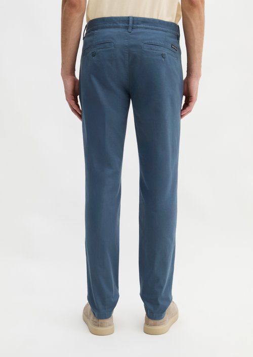 Chino model Stig shaped — Stormy Blue