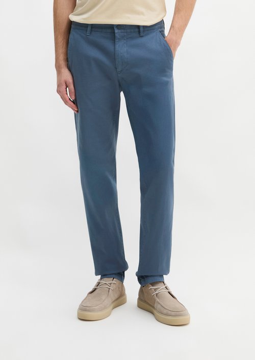 Chino model Stig shaped — Stormy Blue