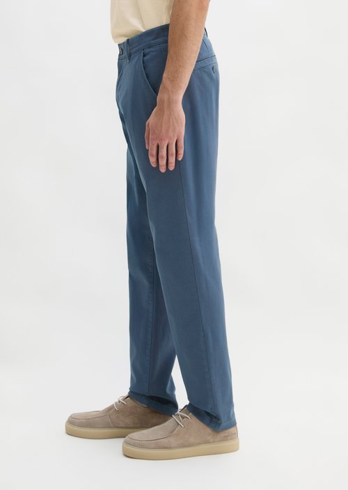 Chino model Stig shaped — Stormy Blue