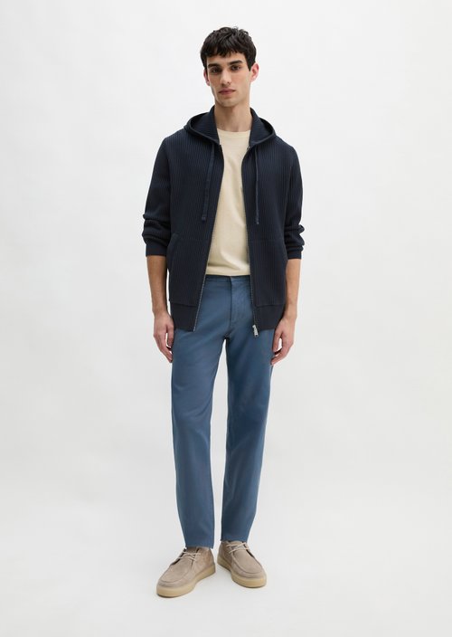 Chino model Stig shaped — Stormy Blue