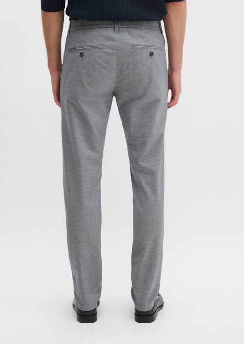 Chino Model Stig Jogger pleats shaped — Light Blue