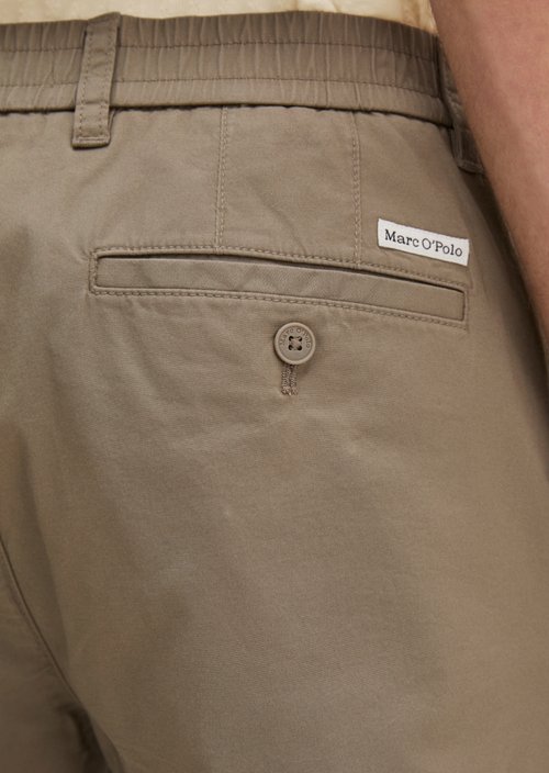 Chino model Morot Jogger tapered — Frozen Taupe