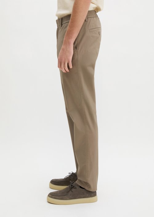 Chino model Morot Jogger tapered — Frozen Taupe