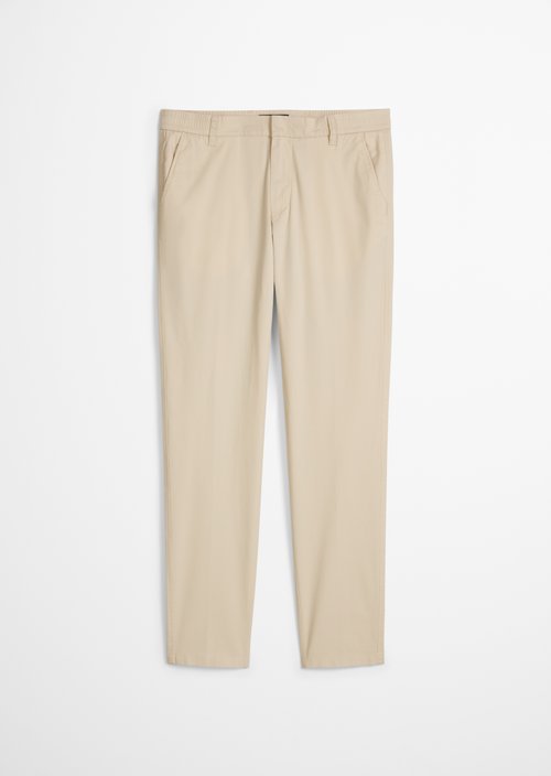 Chino model Morot Jogger tapered — Light Oat