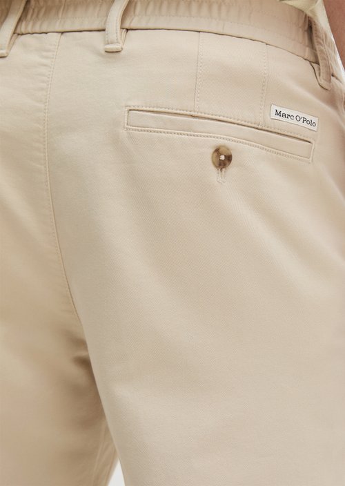 Chino model Morot Jogger tapered — Light Oat