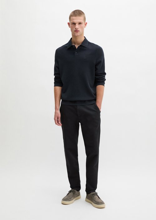 Chino model Morot Jogger tapered — Dark Navy