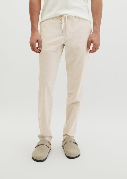 Pants model Morot Jogger tapered — Light Beige