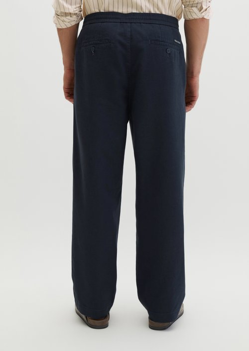Chino Model Mossbo Jogger wide — Dark Navy