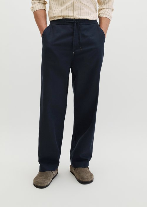 Chino Model Mossbo Jogger wide — Dark Navy