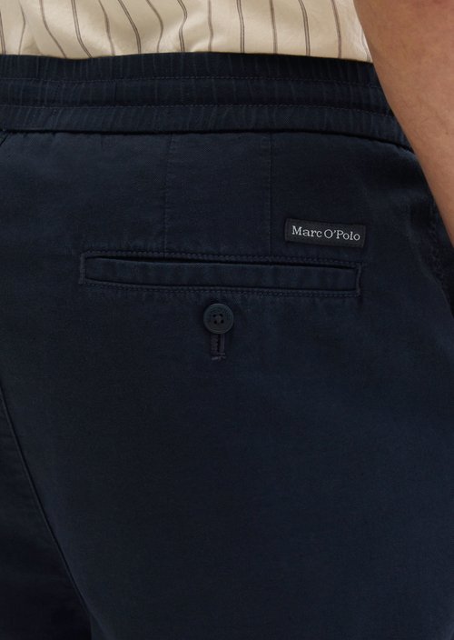 Chino Model Mossbo Jogger wide — Dark Navy