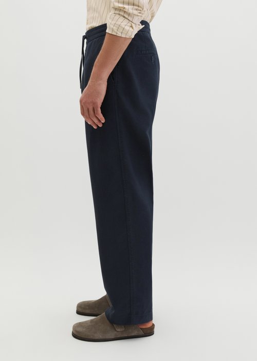 Chino Model Mossbo Jogger wide — Dark Navy