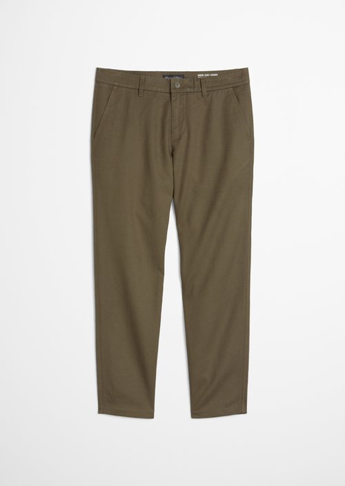 Chino Model Osby Tapered Joggers — Dark Nickle
