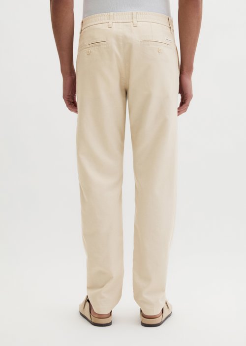 Chino Model Osby Tapered Joggers — Light Oat