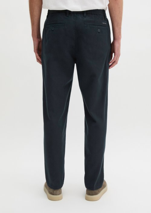 Chino model Belsbo Jogger relaxed — Dark Navy (alternate view)