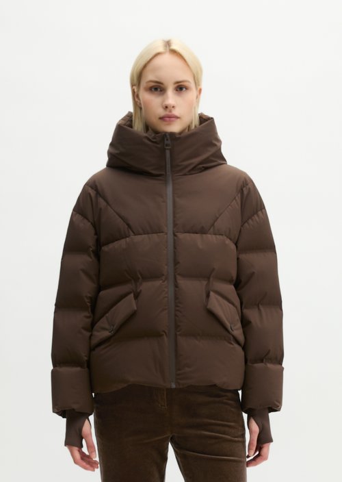 MOP x Function Relaxed Down Jacket — Burnt Coffee