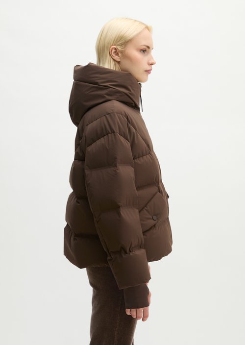 MOP x Function Relaxed Down Jacket — Burnt Coffee