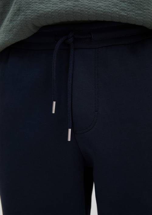 Regular sweatpants Dark Navy in detail view