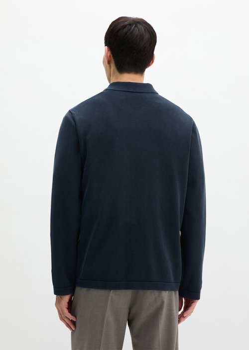 Regular knit shirt — Dark Navy