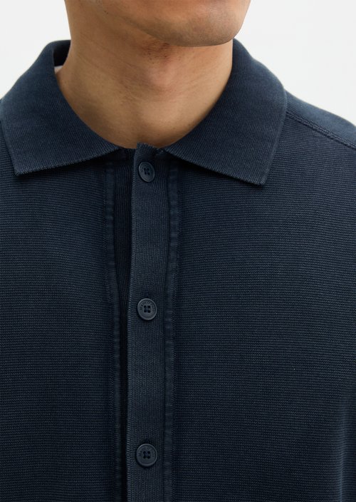 Regular knit shirt — Dark Navy