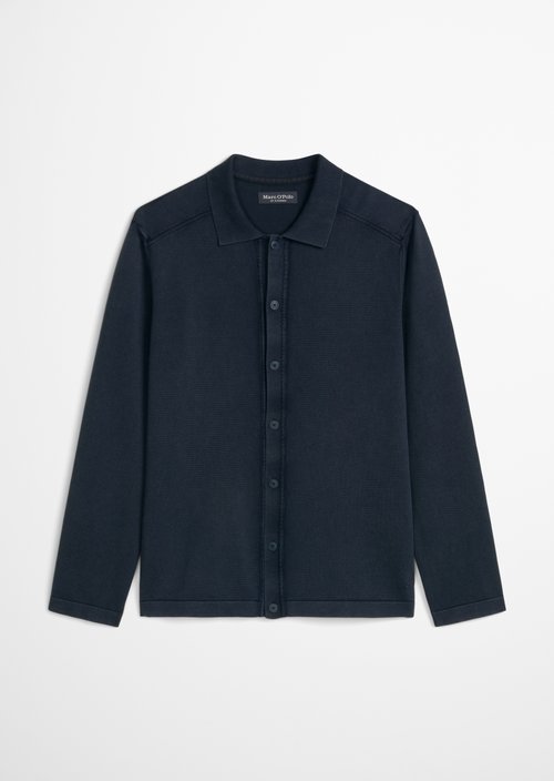 Regular knit shirt — Dark Navy