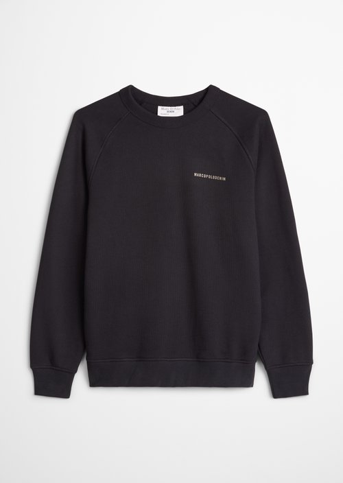 Relaxed-fit sweatshirt — Black
