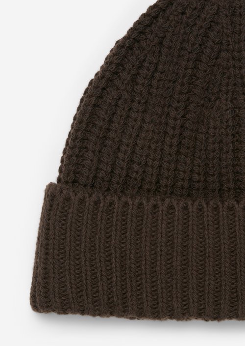 Knitted hat — Burnt Coffee