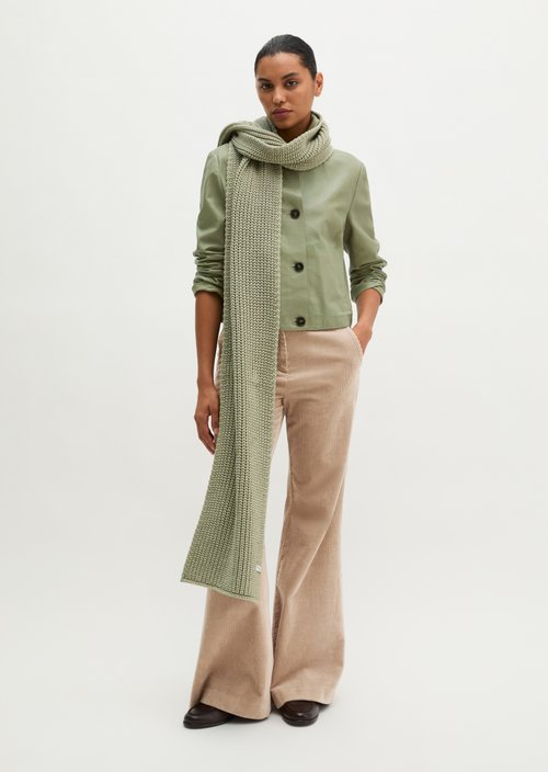Strickschal — Smooth Sage