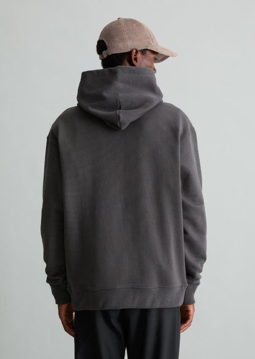 Relaxed-fit hoodie — Light Graphite