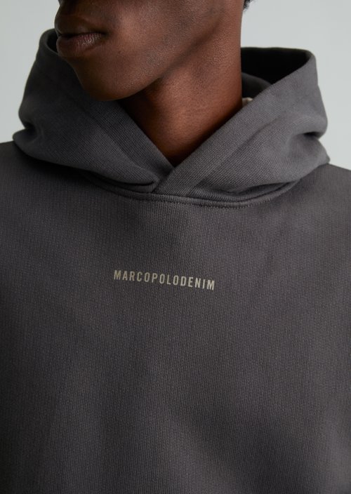 Relaxed-fit hoodie — Light Graphite