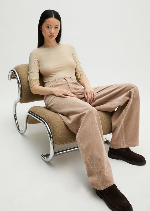 Slim-fit long-sleeve shirt — Smokey Sands
