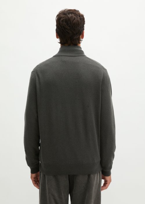Regular-Fit Knitted Turtleneck — Wooden Earth (alternate view)