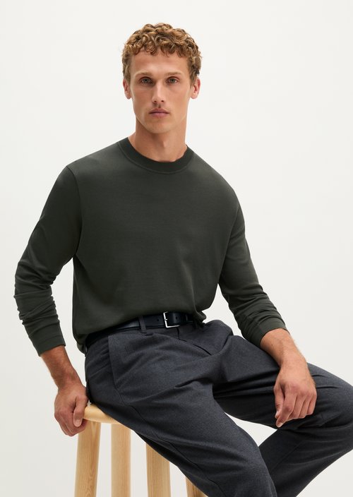 Regular-fit long-sleeve shirt — Wooden Earth