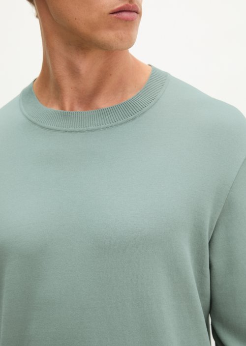 Regular-fit long-sleeve shirt — Faded Mint